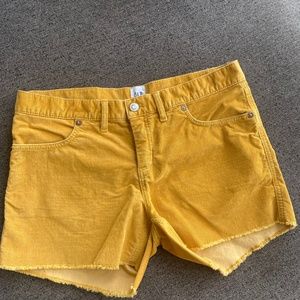 Mustard Corduroy Shorts by Gap